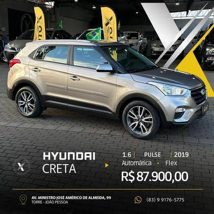 HYUNDAI CRETA 1.6 16V FLEX 1 MILLION AUTOMÁTICO HYUNDAI CRETA 1.6 16V FLEX 1 MILLION AUTOMÁTICO